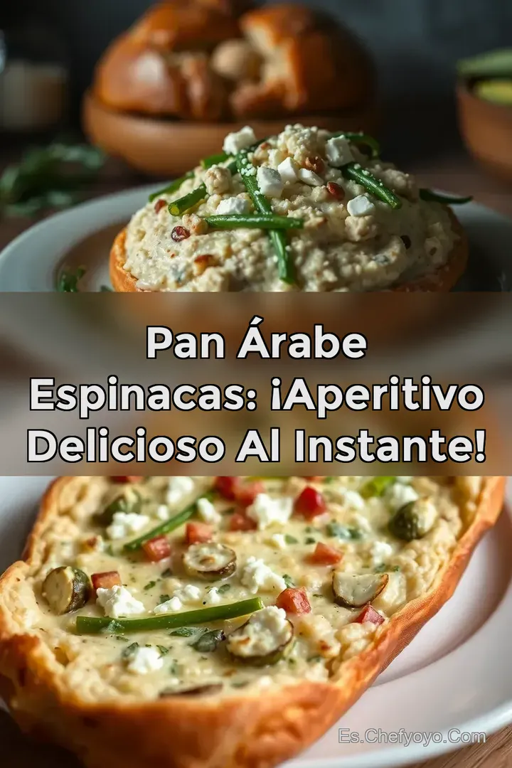Pan &Aacute;rabe Espinacas: &iexcl;Aperitivo Delicioso al Instante!