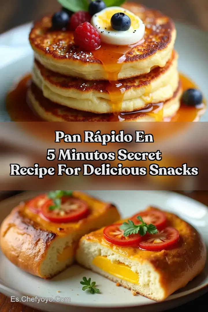Pan R&aacute;pido en 5 Minutos Secret Recipe for Delicious Snacks