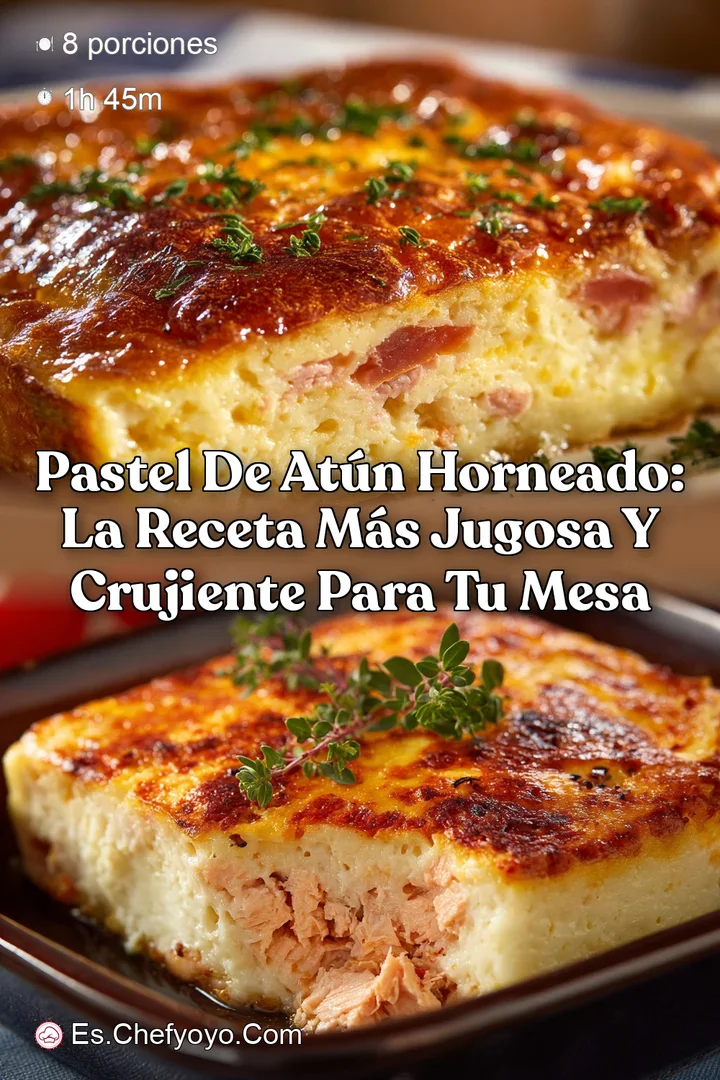 Pastel de at&uacute;n horneado: la receta m&aacute;s jugosa y crujiente para tu mesa
