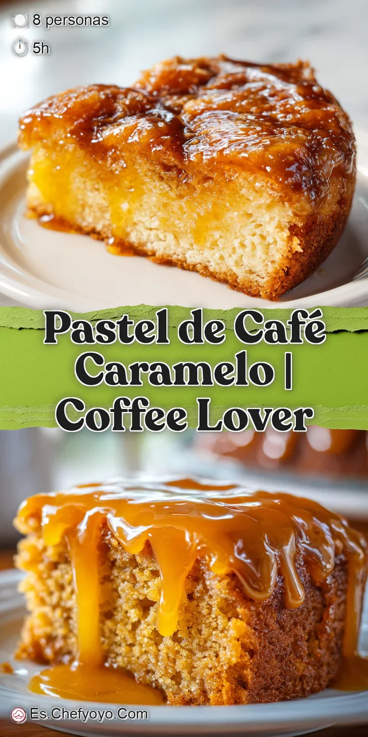 Primer plano de caramelo viscoso cayendo sobre una capa de crema espesa y bizcocho oscuro con textura h&uacute;meda y aireada