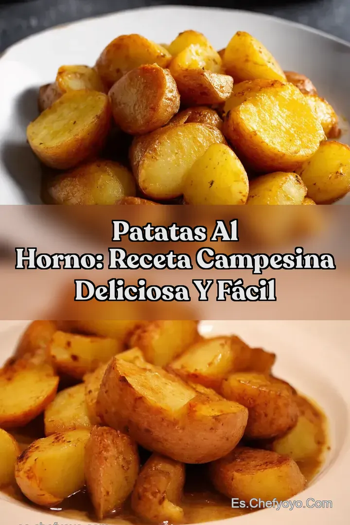 Patatas al Horno: Receta Campesina Deliciosa y F&aacute;cil