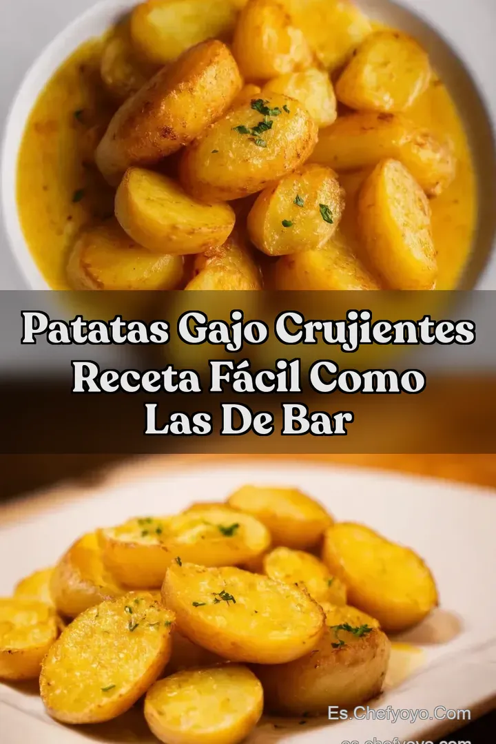 Patatas Gajo Crujientes Receta F&aacute;cil Como las de Bar
