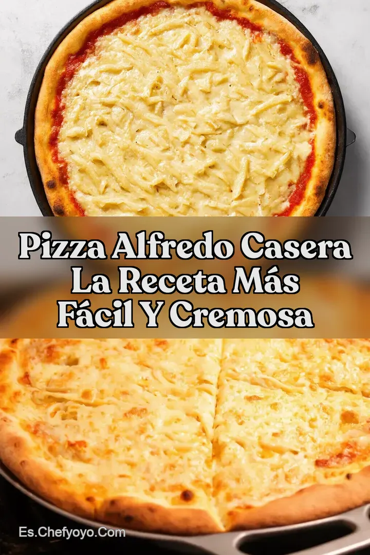 Pizza Alfredo Casera La Receta M&aacute;s F&aacute;cil y Cremosa