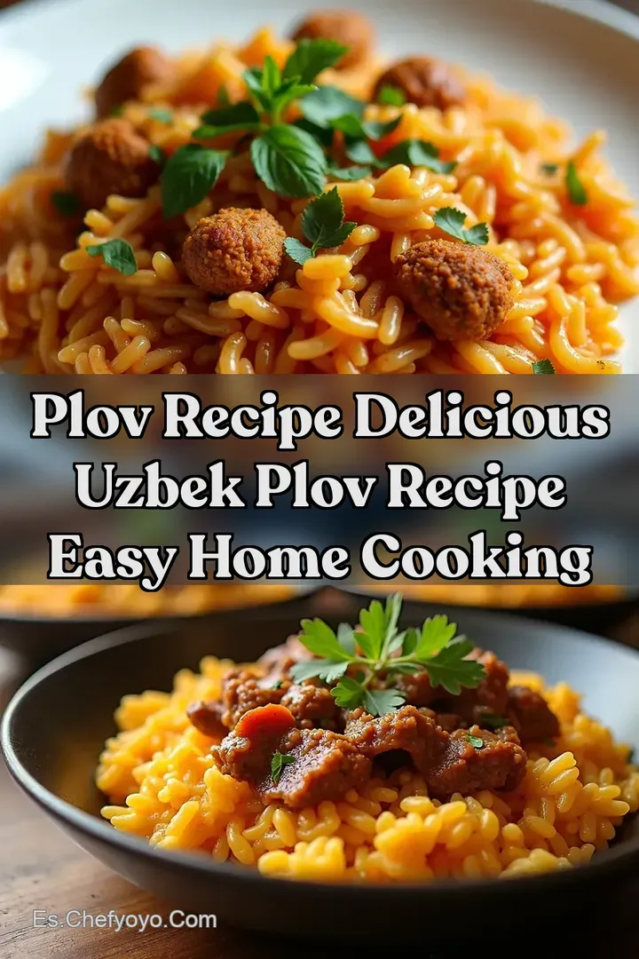 Plov Recipe Delicious Uzbek Plov Recipe Easy Home Cooking