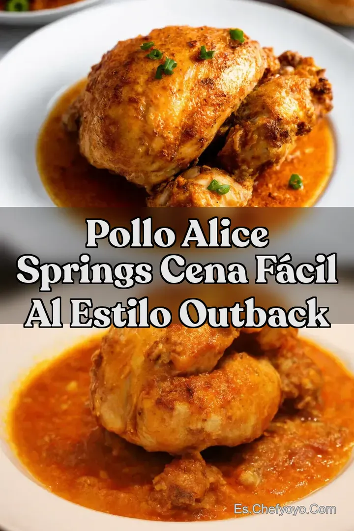 Pollo Alice Springs Cena F&aacute;cil al Estilo Outback