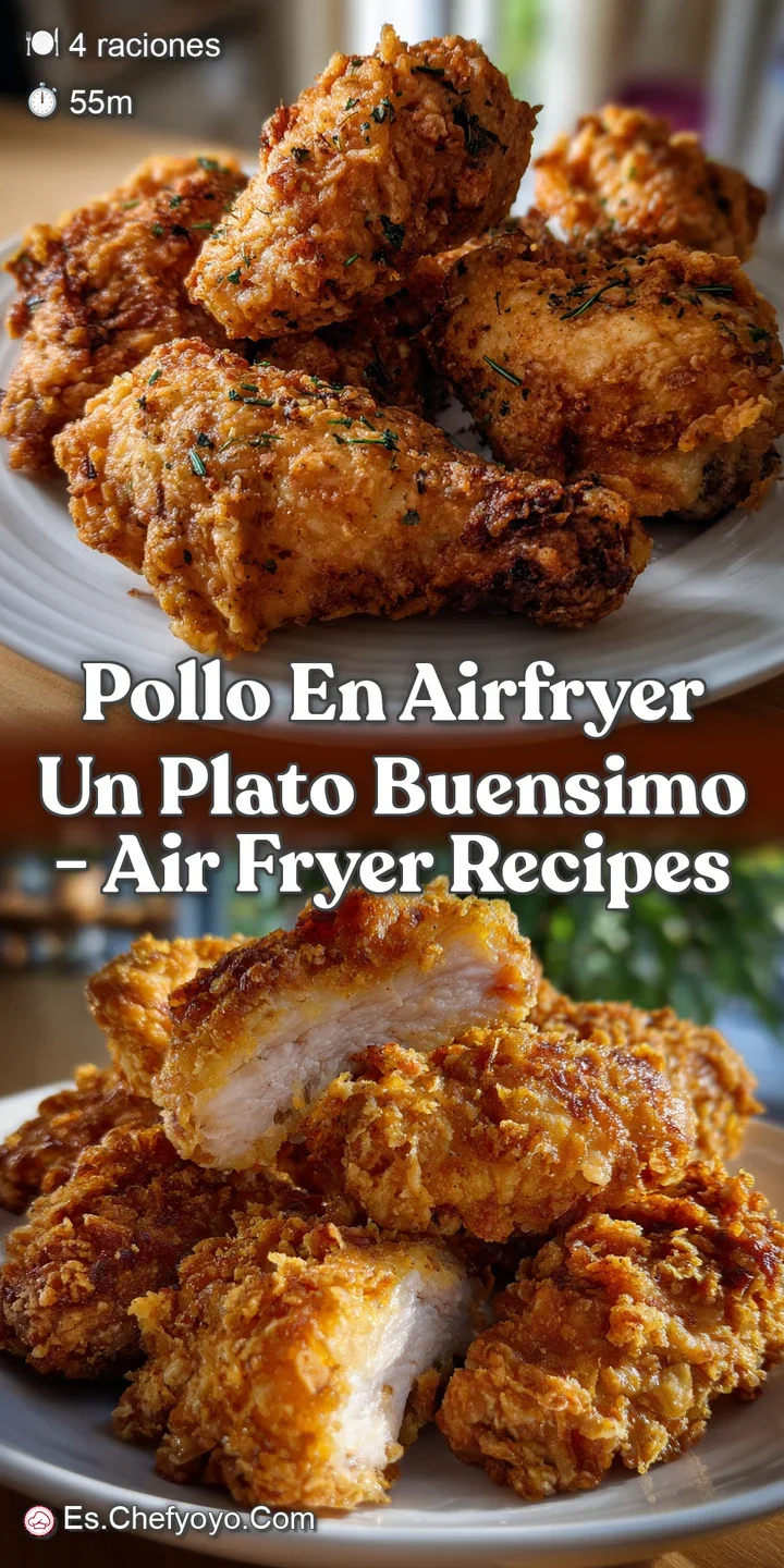 Pollo en Airfryer Un Plato Buensimo - Air Fryer Recipes