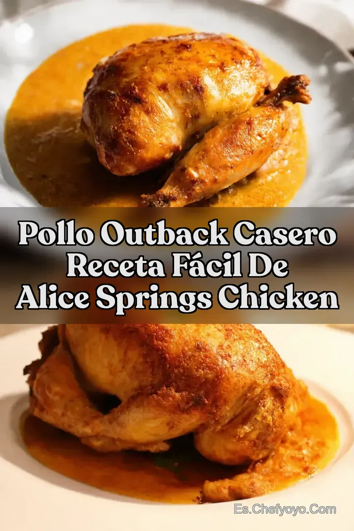 Pollo Outback Casero Receta F&aacute;cil de Alice Springs Chicken