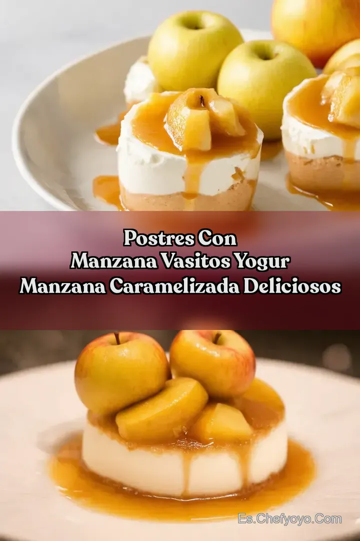 Postres Con Manzana Vasitos Yogur Manzana Caramelizada Deliciosos