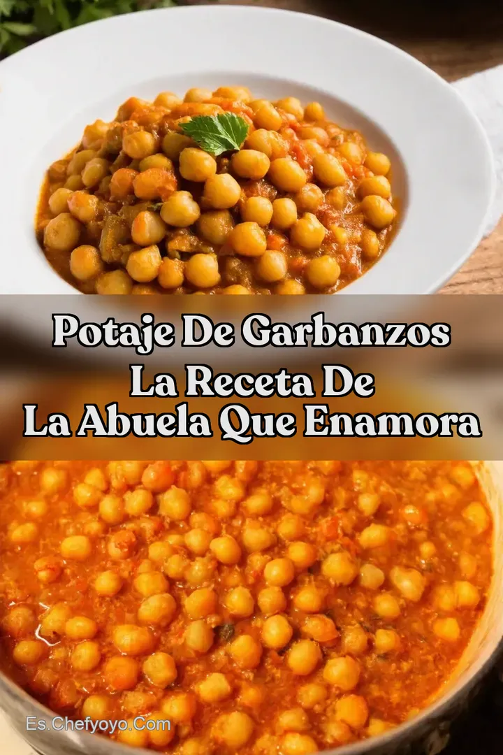 Potaje de Garbanzos La Receta de la Abuela Que Enamora