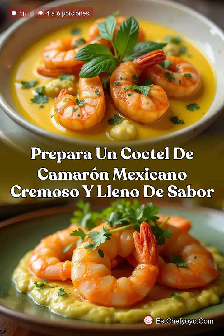 Prepara un Coctel de Camar&oacute;n Mexicano Cremoso y Lleno de Sabor