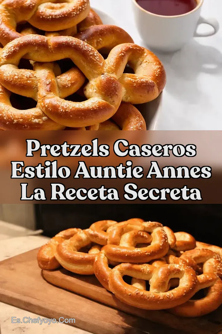 Pretzels Caseros Estilo Auntie Annes La Receta Secreta