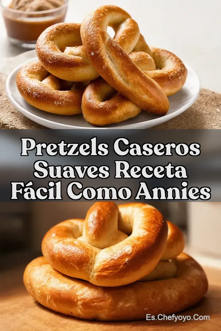 Pretzels Caseros Suaves Receta F&Aacute;CIL Como Annies