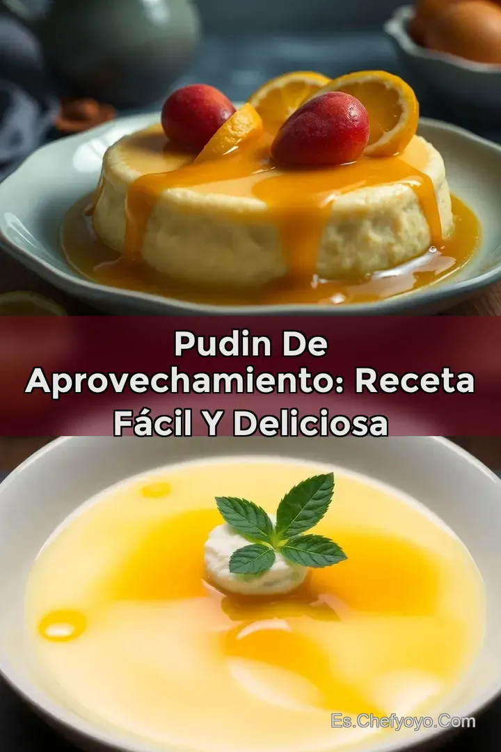 Pudin de Aprovechamiento: Receta F&aacute;cil y Deliciosa
