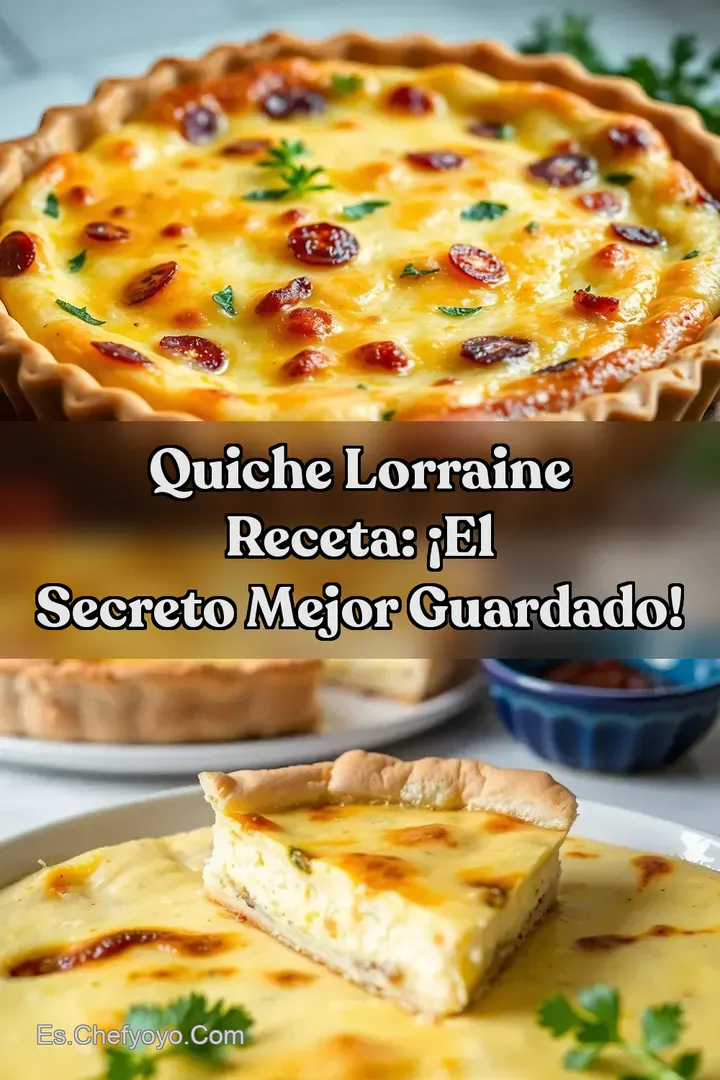 Quiche Lorraine Receta: &iexcl;El Secreto Mejor Guardado!
