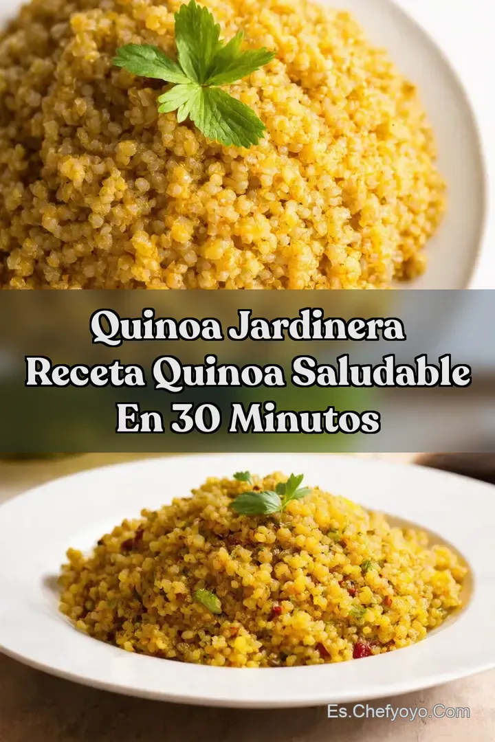 Quinoa Jardinera Receta Quinoa Saludable en 30 Minutos