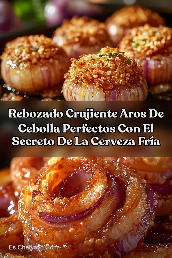 Rebozado Crujiente Aros de Cebolla PERFECTOS con el Secreto de la Cerveza Fr&iacute;a
