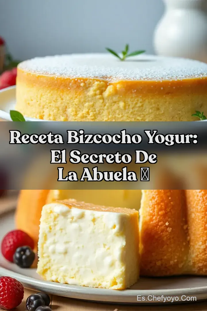 Receta Bizcocho Yogur: El Secreto de la Abuela ✨