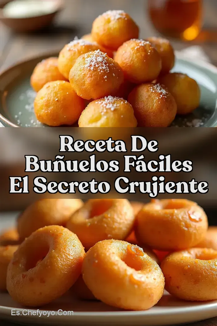 Receta de Bu&ntilde;uelos F&aacute;ciles El Secreto Crujiente