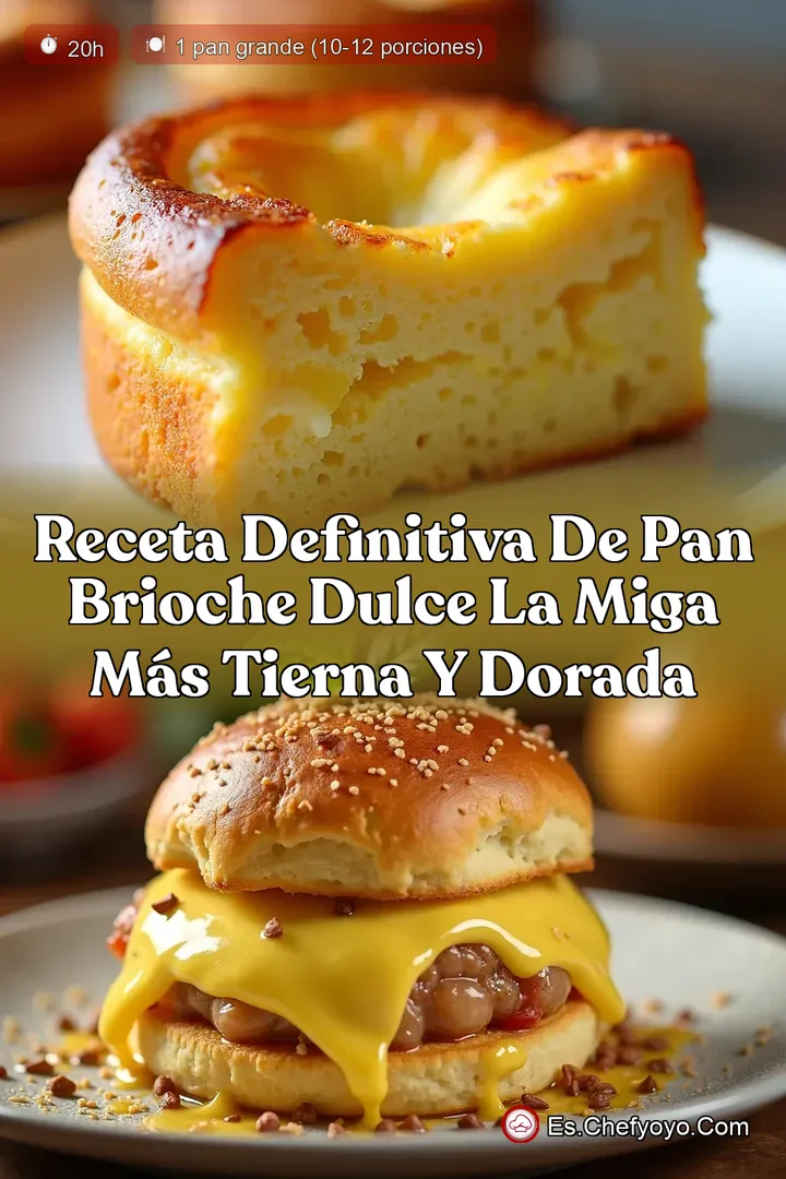 Receta Definitiva de Pan Brioche Dulce La Miga M&aacute;s Tierna y Dorada