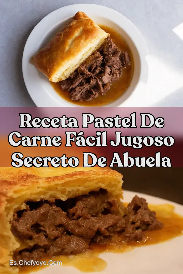 Receta Pastel de Carne F&aacute;cil Jugoso Secreto de Abuela