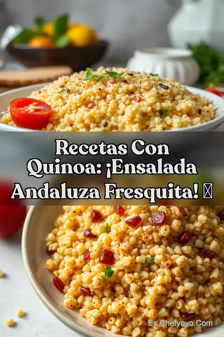 Recetas con Quinoa: &iexcl;Ensalada Andaluza Fresquita! ✨