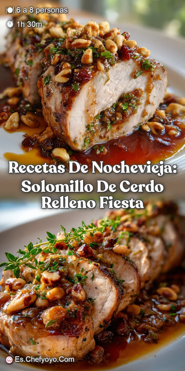 Recetas de Nochevieja: Solomillo de Cerdo Relleno Fiesta