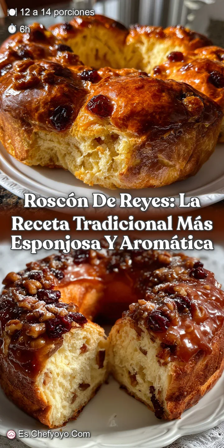 Rosc&oacute;n de Reyes: La Receta Tradicional M&aacute;s Esponjosa y Arom&aacute;tica