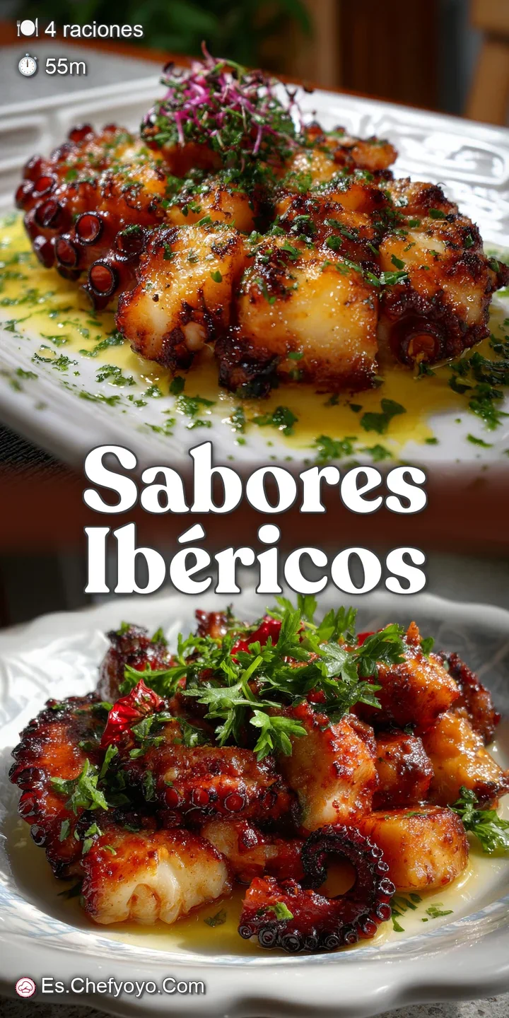 Close-up of the smooth, creamy texture of a deep orange puree, glistening with olive oil and speckled with fresh green herbs.