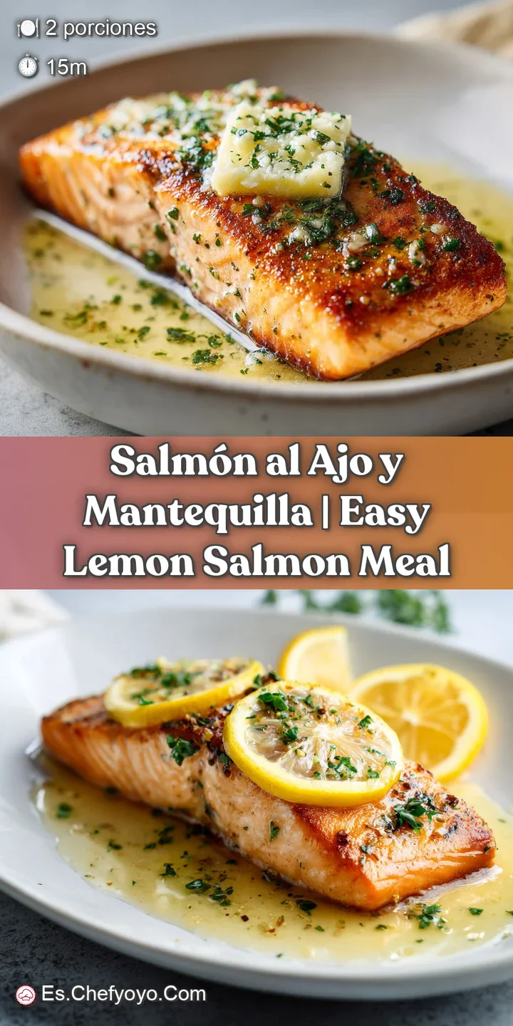 Close-up of tender, butter-glazed salmon with hints of garlic and char, its moist flakes invitingly visible.