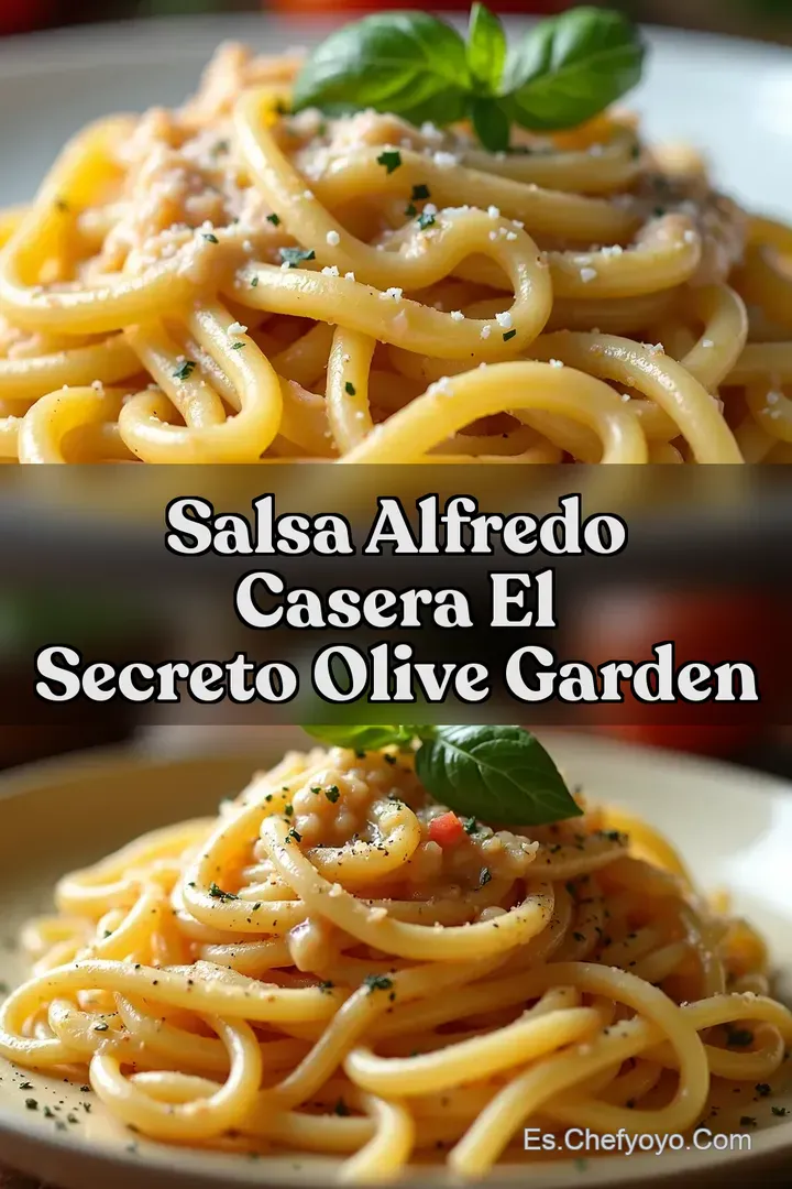 Salsa Alfredo Casera El Secreto Olive Garden