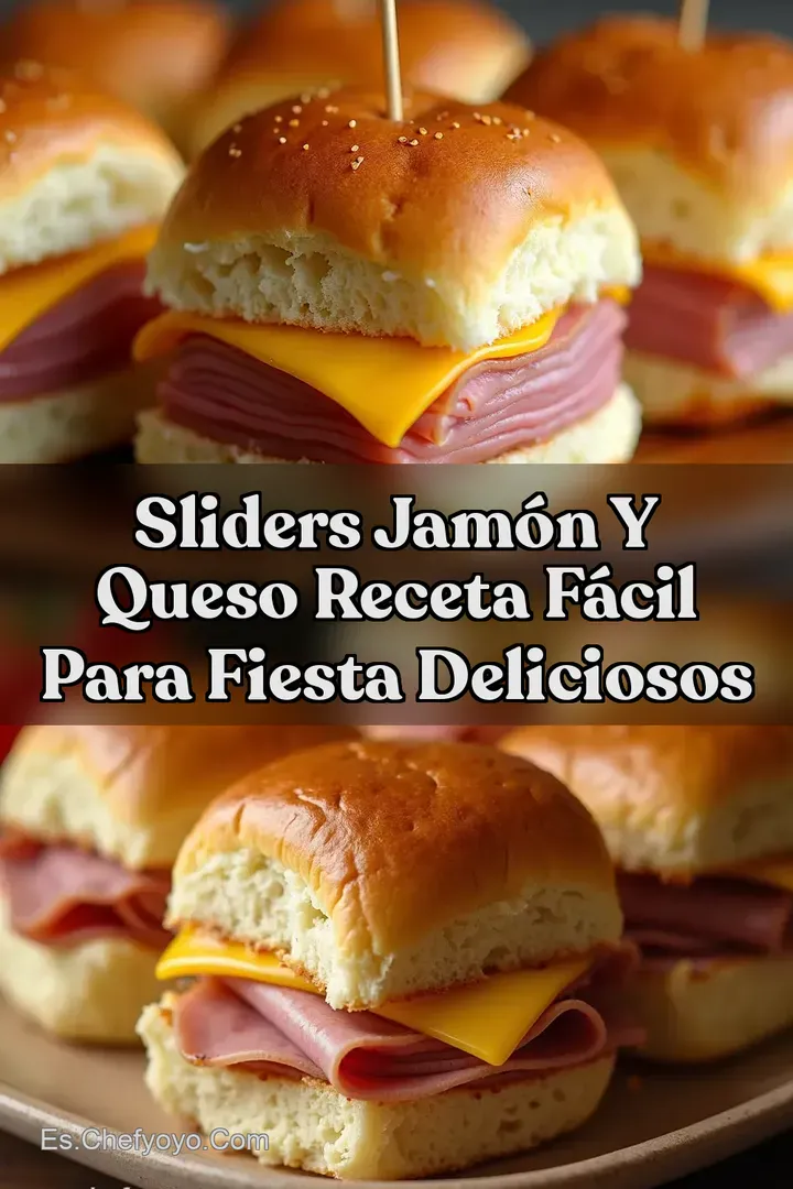 Sliders Jam&oacute;n y Queso Receta F&aacute;cil Para Fiesta Deliciosos