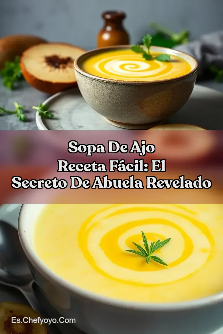 Sopa De Ajo Receta F&aacute;cil: El Secreto de Abuela Revelado