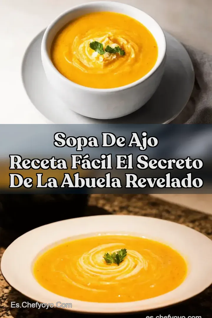Sopa de Ajo Receta F&aacute;cil El Secreto de la Abuela Revelado