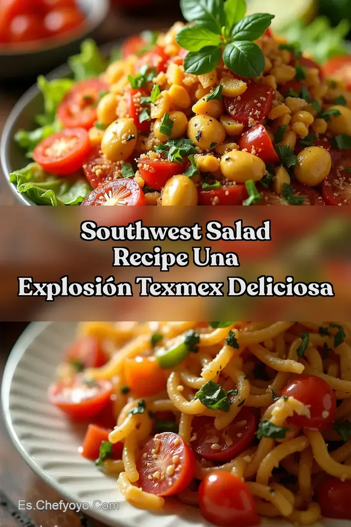 Southwest Salad Recipe Una Explosi&oacute;n TexMex Deliciosa