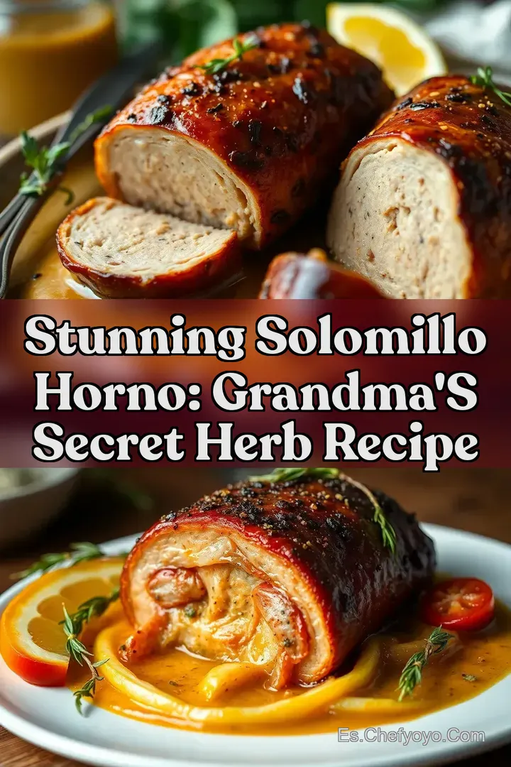 Stunning Solomillo Horno: Grandma s Secret Herb Recipe