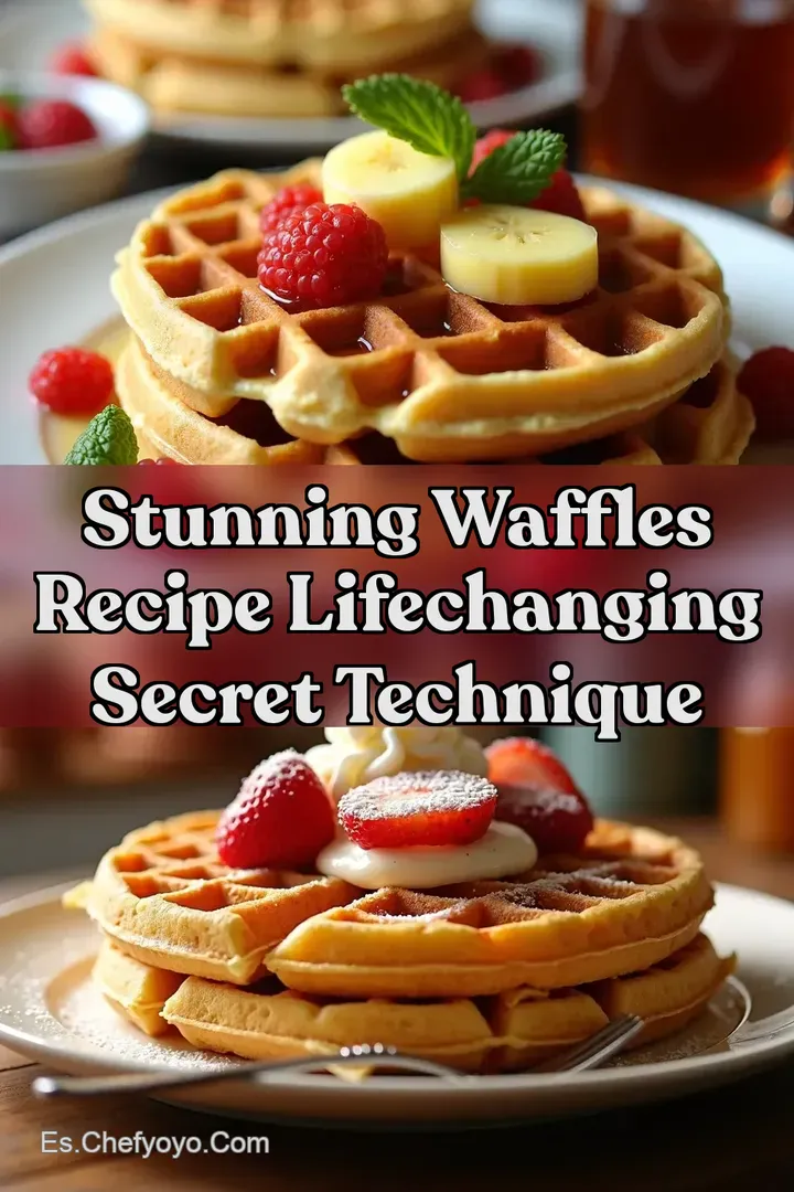 Stunning Waffles Recipe LifeChanging Secret Technique