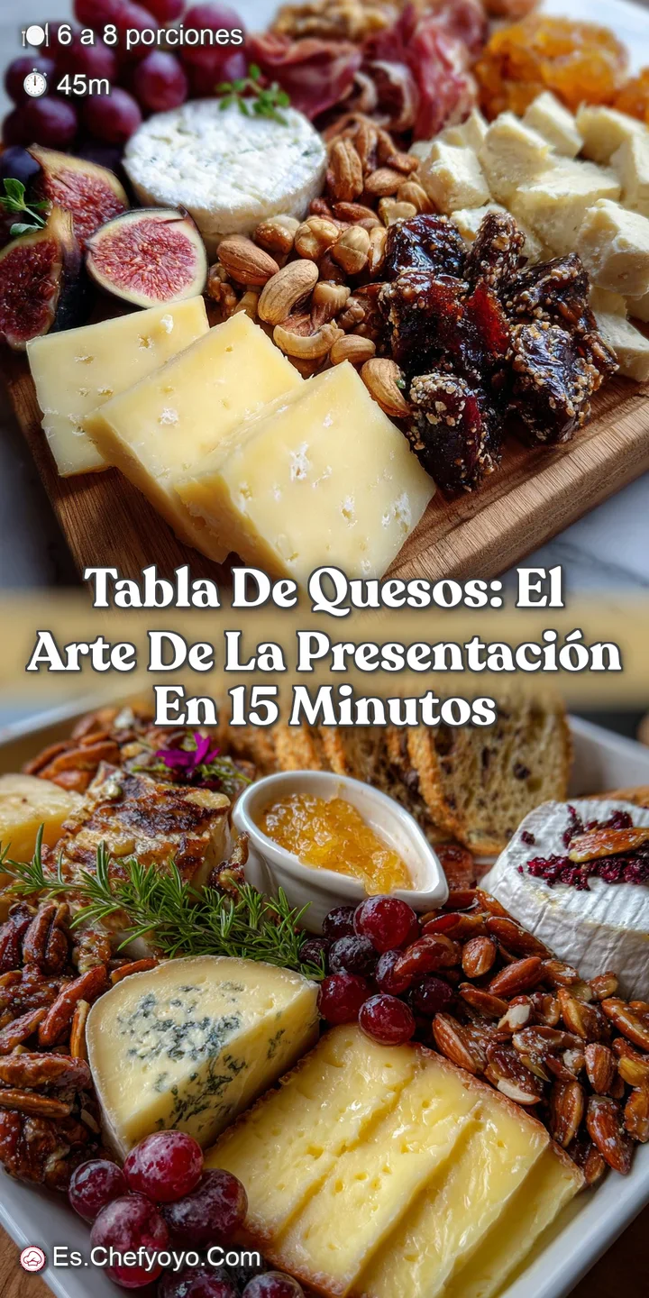 Tabla de Quesos: El Arte de la Presentaci&oacute;n en 15 Minutos