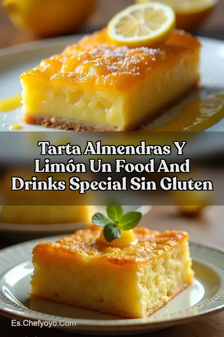 Tarta Almendras y Lim&oacute;n Un food and drinks special Sin Gluten