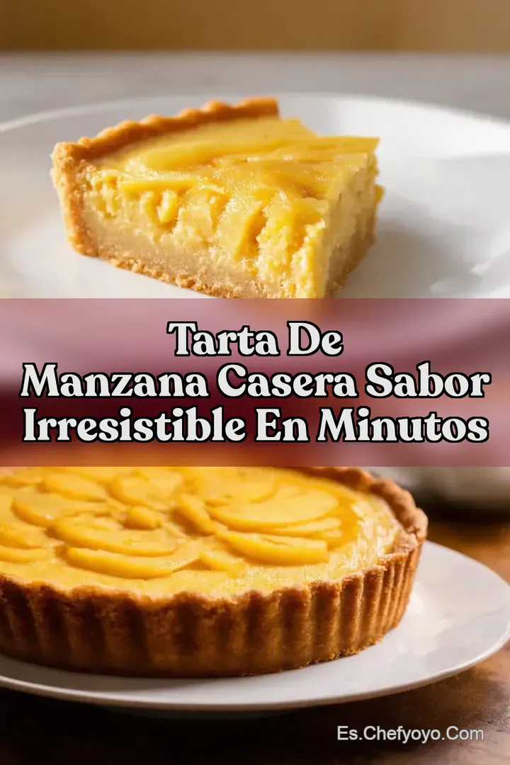 Tarta de Manzana Casera Sabor Irresistible en Minutos