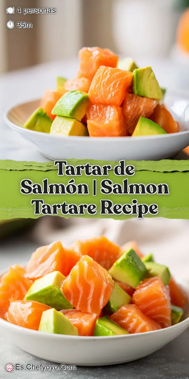 Primer plano de dados de salm&oacute;n fresco y jugoso con textura brillante, salpimentados y decorados con semillas negras.