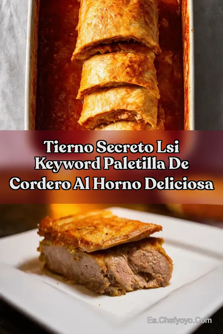 Tierno Secreto LSI keyword Paletilla de Cordero Al Horno Deliciosa