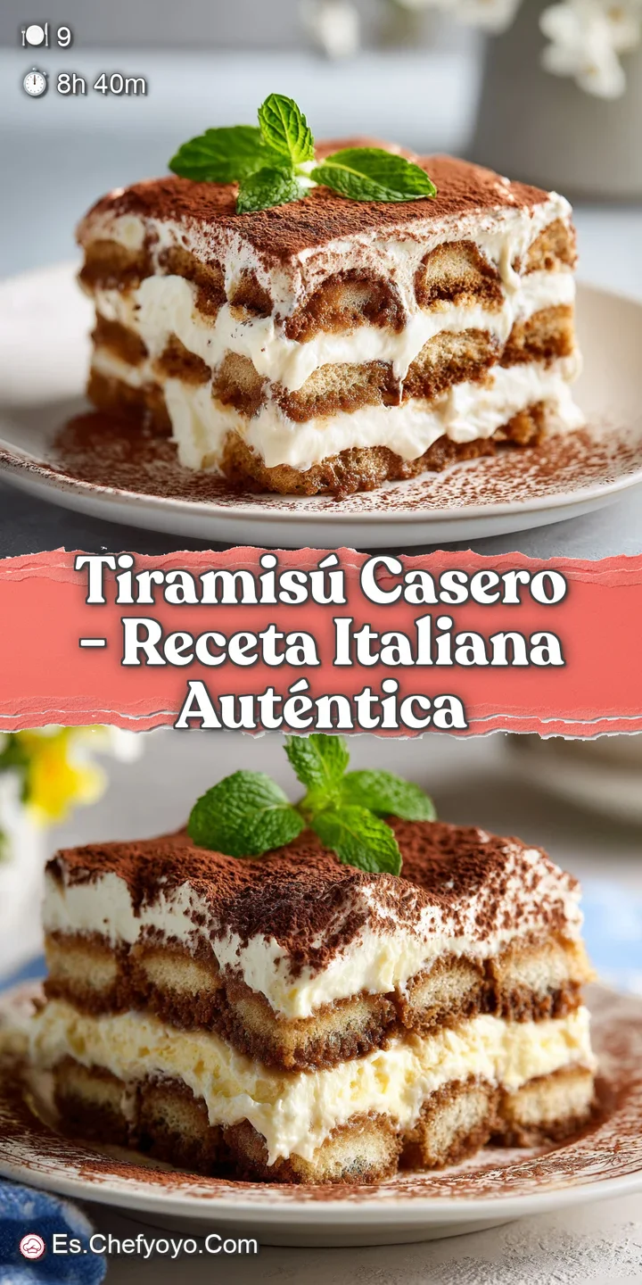 Close-up of creamy mascarpone filling swirled with coffee-soaked ladyfingers, topped with a rich cocoa powder.