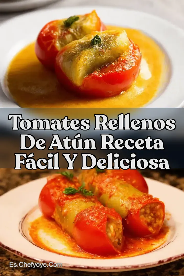 Tomates Rellenos de At&uacute;n Receta F&aacute;cil y Deliciosa