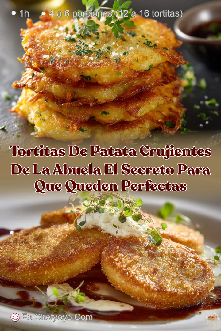 Tortitas de patata crujientes de la abuela El secreto para que queden perfectas