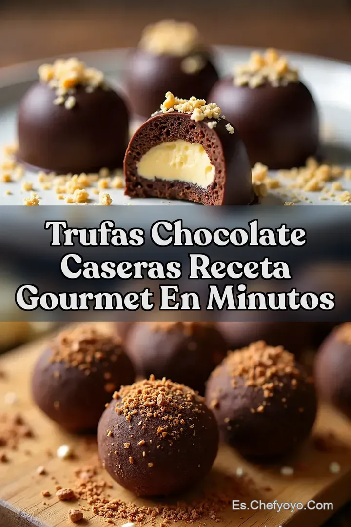 Trufas Chocolate Caseras Receta Gourmet En Minutos