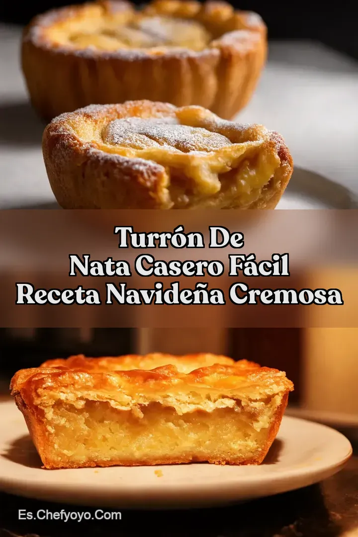Turr&oacute;n de Nata Casero F&aacute;cil Receta Navide&ntilde;a Cremosa
