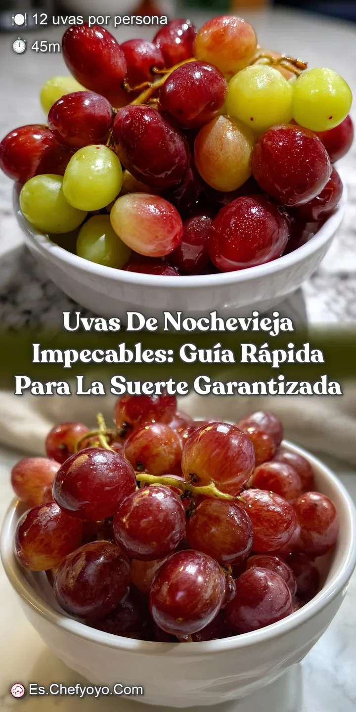 Uvas de Nochevieja Impecables: Gu&iacute;a R&aacute;pida para la Suerte Garantizada