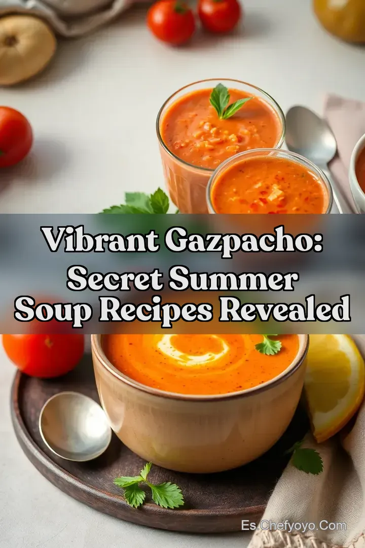 Vibrant Gazpacho: Secret Summer Soup Recipes Revealed