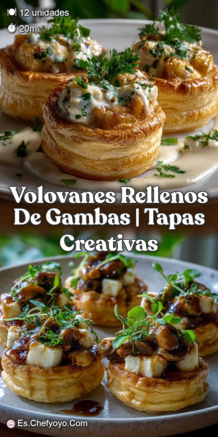 Close-up of a vol-au-vent; the rich, creamy filling spills from the golden, flaky pastry; enticing texture and delicious a...