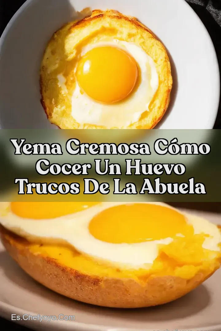 Yema Cremosa C&oacute;mo Cocer un Huevo Trucos de la Abuela